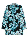 Diane Von Furstenberg Caleb Floral-print Stretch-cotton Blouse