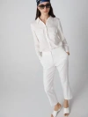 Diane Von Furstenberg Calliope Pants In White