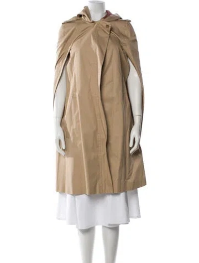 Pre-owned Diane Von Furstenberg Cape In Neutral