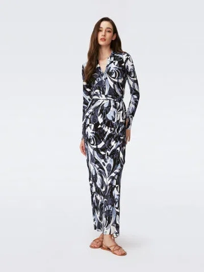 Diane Von Furstenberg Caprera Dress In Huge Serpent Dance