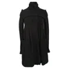 Diane Von Furstenberg Car Coat In Black Cotton In Black