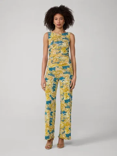 Diane Von Furstenberg Cara Reversible Jumpsuit In Multi