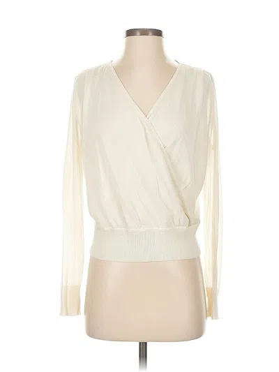 Pre-owned Diane Von Furstenberg Cardigan Sweater In White