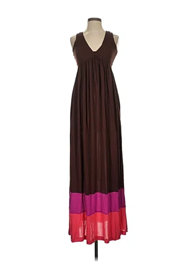 Pre-owned Diane Von Furstenberg Casual Dress In Brown