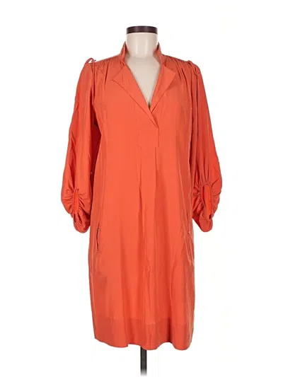 Pre-owned Diane Von Furstenberg Casual Dress In Orange