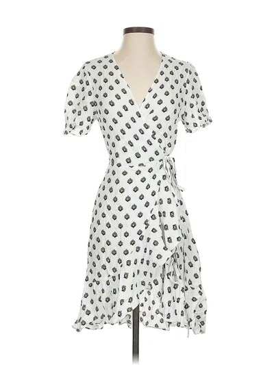 Pre-owned Diane Von Furstenberg Casual Dress In White