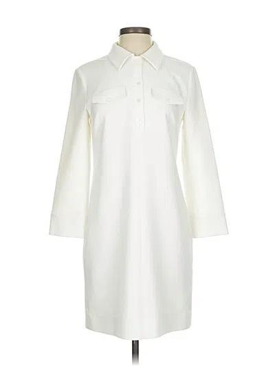 Pre-owned Diane Von Furstenberg Casual Dress In White