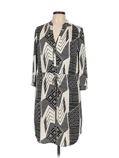 Pre-owned Diane Von Furstenberg Casual Dress In White