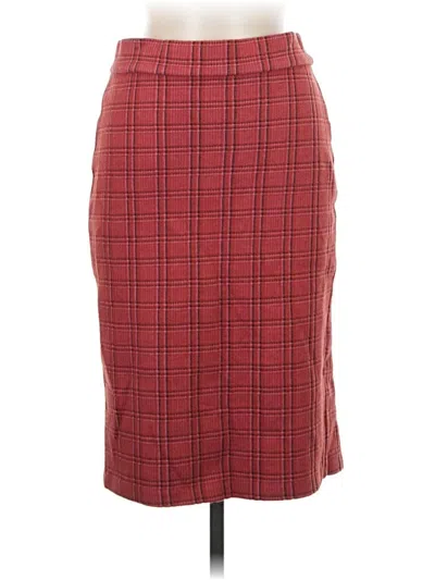 Pre-owned Diane Von Furstenberg Casual Skirt In Burgundy