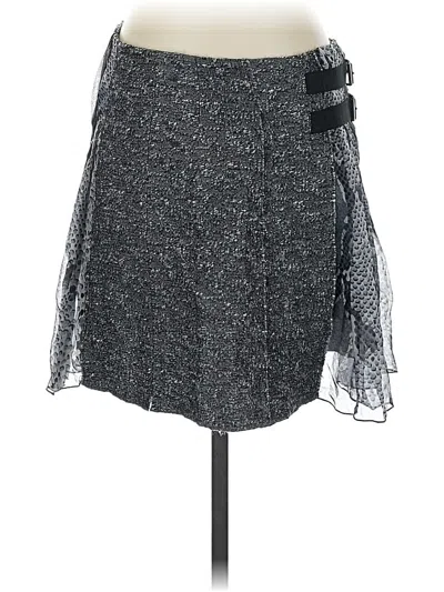 Pre-owned Diane Von Furstenberg Casual Skirt In Gray