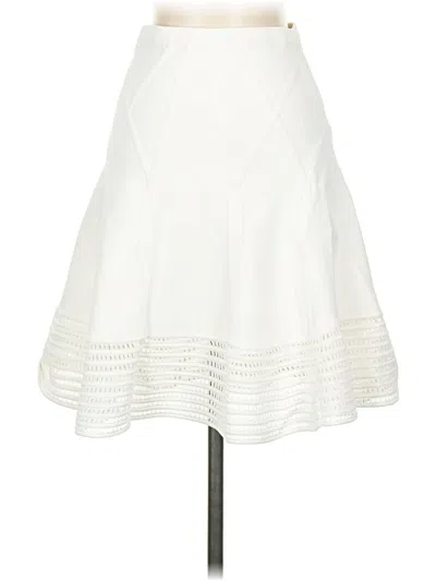 Pre-owned Diane Von Furstenberg Casual Skirt In White