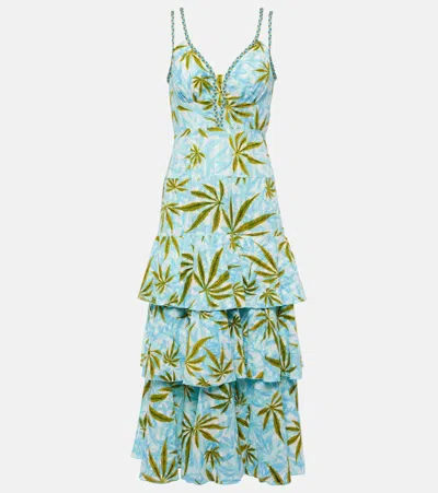 【Diane von Furstenberg】 Cateプリントコットン maxiドレス Diane Von Furstenberg Cate Printed Cotton Maxi Dress In