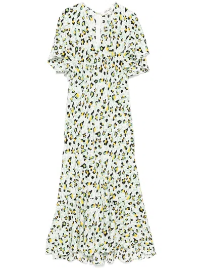 Diane Von Furstenberg Cecilia Midi Dress In Green