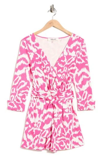 Diane Von Furstenberg Celeste Romper In Pink