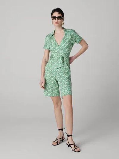 Diane Von Furstenberg Cheryl Silk Jersey Jumpsuit