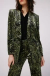 Diane Von Furstenberg Chiana Jacket In Laced Up