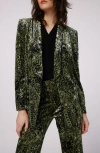 Diane Von Furstenberg Chiana Jacket In Laced Up