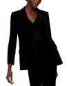Diane Von Furstenberg Chiana Velvet Jacket In Black