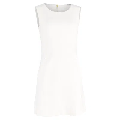 Diane Von Furstenberg Citra Sleeveless Mini Dress In White Viscose