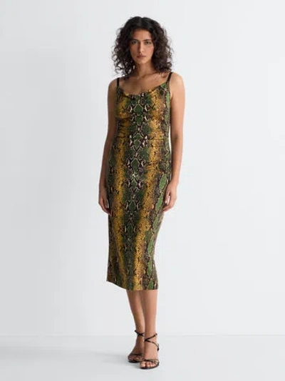 Diane Von Furstenberg Claudia Slip Dress In Green