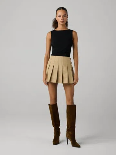 Diane Von Furstenberg Claudina Skort In Brown