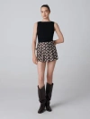 Diane Von Furstenberg Claudina Skort In Cane Link Brown