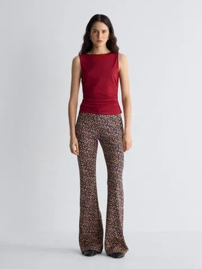 Diane Von Furstenberg Click Tank In Red