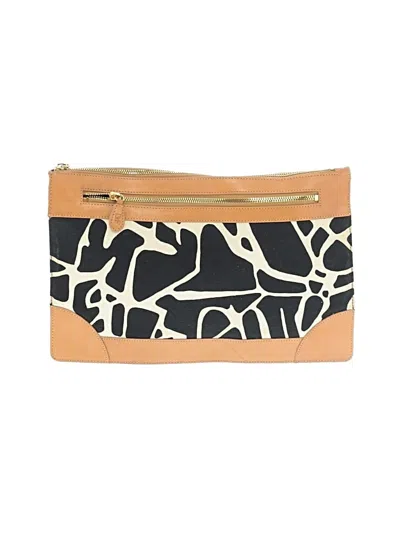 Pre-owned Diane Von Furstenberg Clutch In Tan
