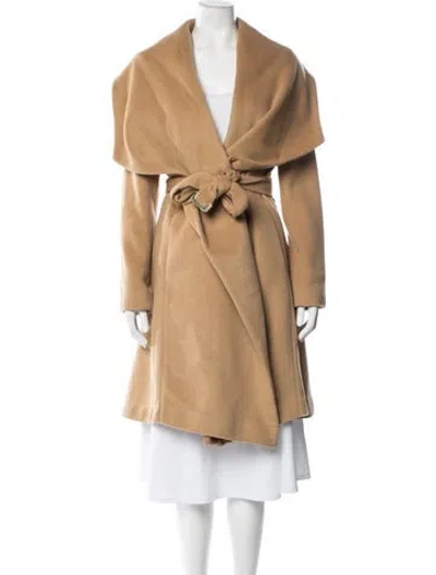 Pre-owned Diane Von Furstenberg Coat In Brown