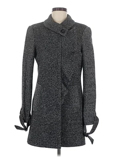 Pre-owned Diane Von Furstenberg Coat In Gray