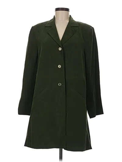 Pre-owned Diane Von Furstenberg Coat In Green