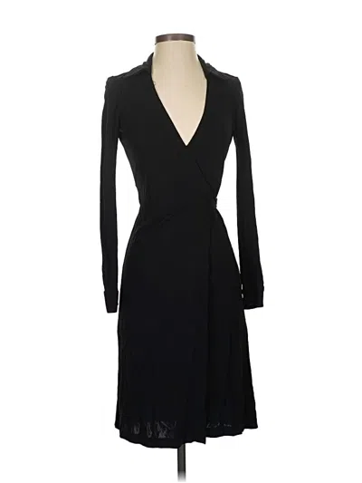 Pre-owned Diane Von Furstenberg Cocktail Dress In Black