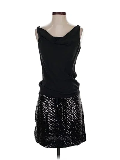 Pre-owned Diane Von Furstenberg Cocktail Dress In Black