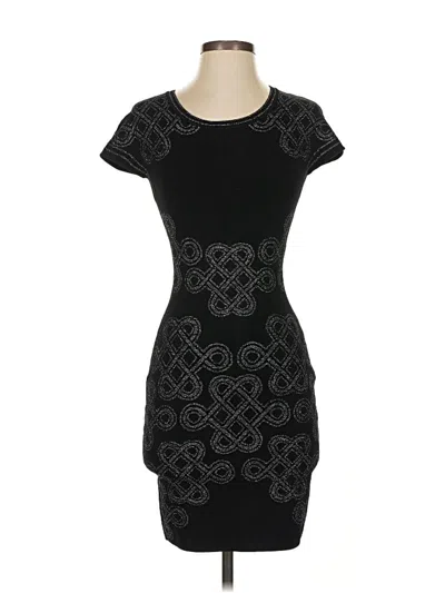 Pre-owned Diane Von Furstenberg Cocktail Dress In Black
