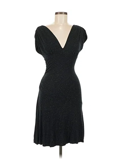 Pre-owned Diane Von Furstenberg Cocktail Dress In Black