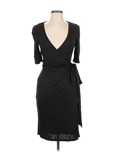 Pre-owned Diane Von Furstenberg Cocktail Dress In Black
