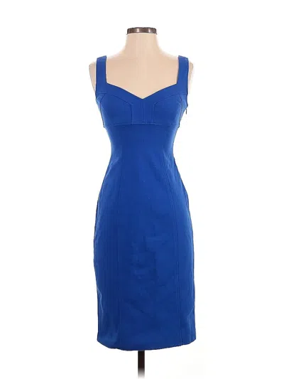 Pre-owned Diane Von Furstenberg Cocktail Dress In Blue