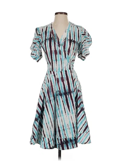 Pre-owned Diane Von Furstenberg Cocktail Dress In Blue