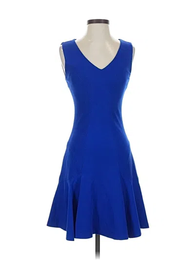 Pre-owned Diane Von Furstenberg Cocktail Dress In Blue