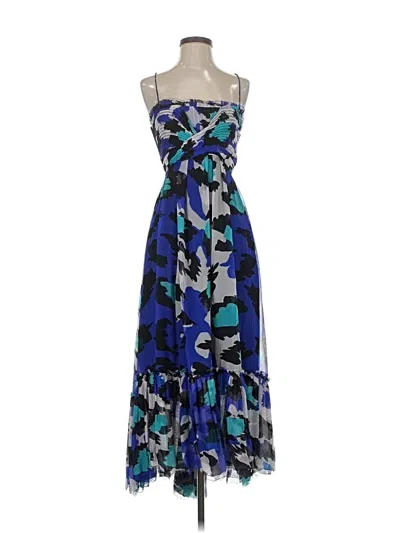 Pre-owned Diane Von Furstenberg Cocktail Dress In Blue