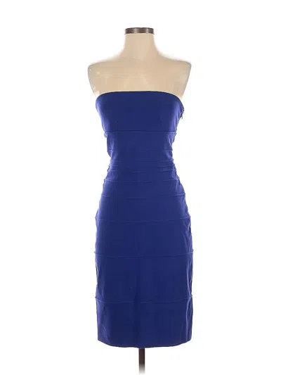 Pre-owned Diane Von Furstenberg Cocktail Dress In Blue