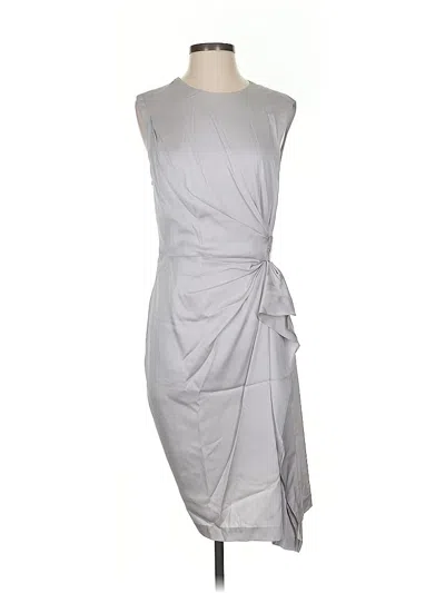 Pre-owned Diane Von Furstenberg Cocktail Dress In Gray