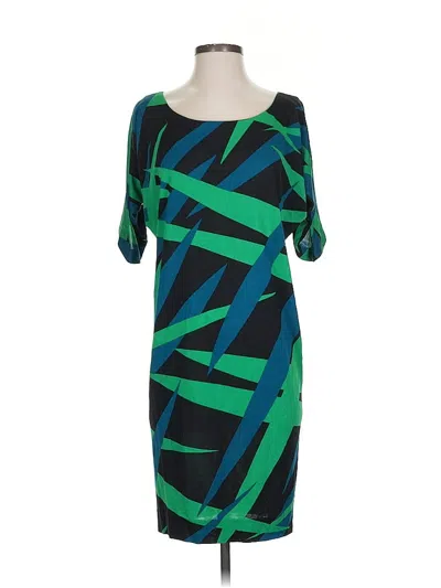 Pre-owned Diane Von Furstenberg Cocktail Dress In Green