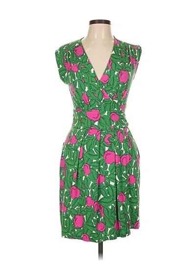 Pre-owned Diane Von Furstenberg Cocktail Dress In Green