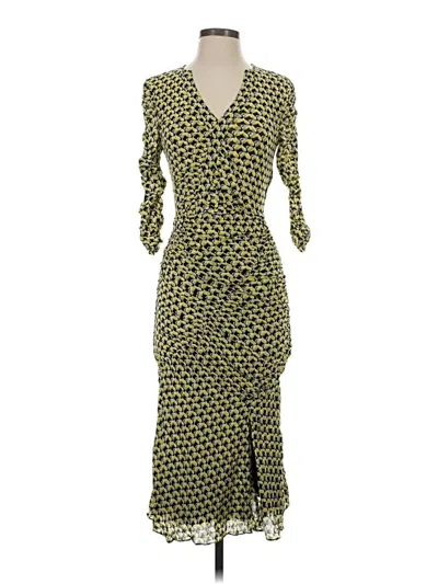 Pre-owned Diane Von Furstenberg Cocktail Dress In Green