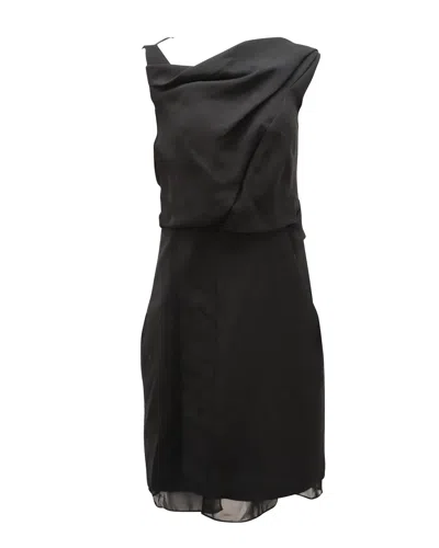 Diane Von Furstenberg Cocktail Dress In Black Polyester