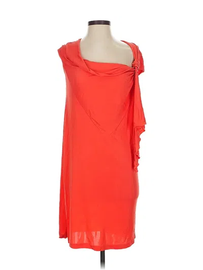 Pre-owned Diane Von Furstenberg Cocktail Dress In Orange