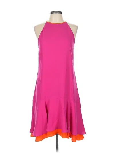 Pre-owned Diane Von Furstenberg Cocktail Dress In Pink