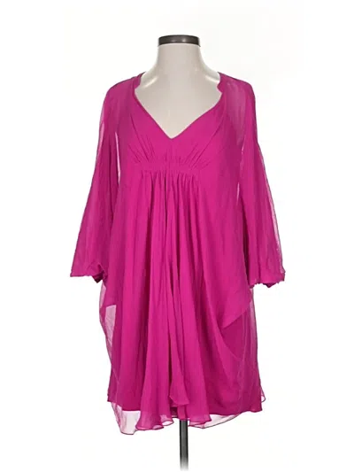 Pre-owned Diane Von Furstenberg Cocktail Dress In Pink