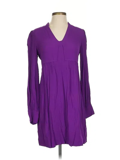 Pre-owned Diane Von Furstenberg Cocktail Dress In Purple